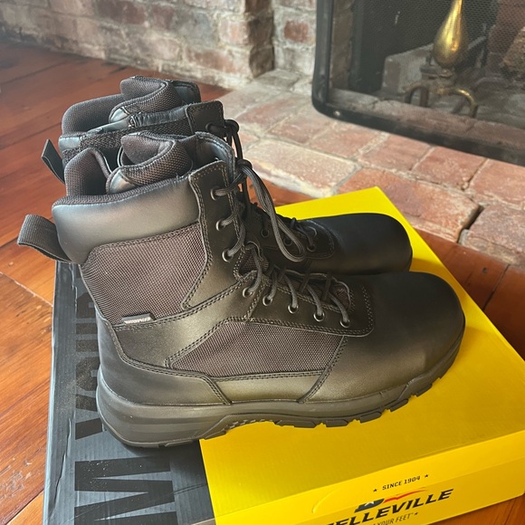 Black Tactical Men's Boots - Picture 2 of 6